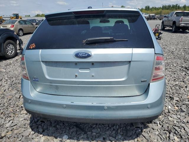 2FMDK48C18BA63180 - 2008 FORD EDGE SEL BLUE photo 6