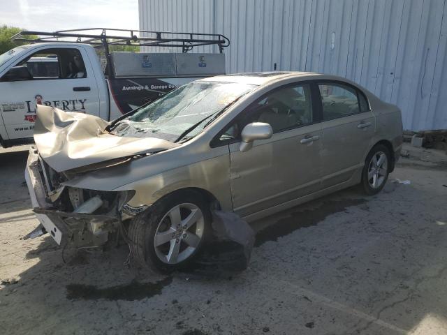 1HGFA16988L058498 - 2008 HONDA CIVIC EXL BEIGE photo 1