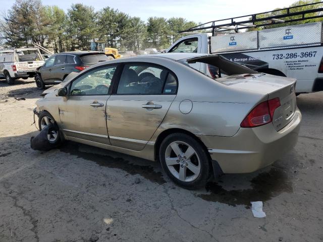 1HGFA16988L058498 - 2008 HONDA CIVIC EXL BEIGE photo 2