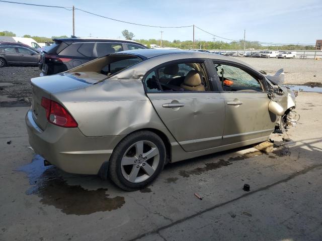 1HGFA16988L058498 - 2008 HONDA CIVIC EXL BEIGE photo 3