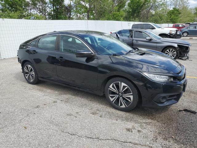 2HGFC1F74HH656853 - 2017 HONDA CIVIC EXL BLACK photo 4