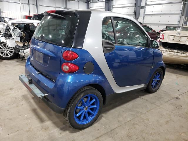 WMEEJ31X88K172214 - 2008 SMART FORTWO PURE BLUE photo 3