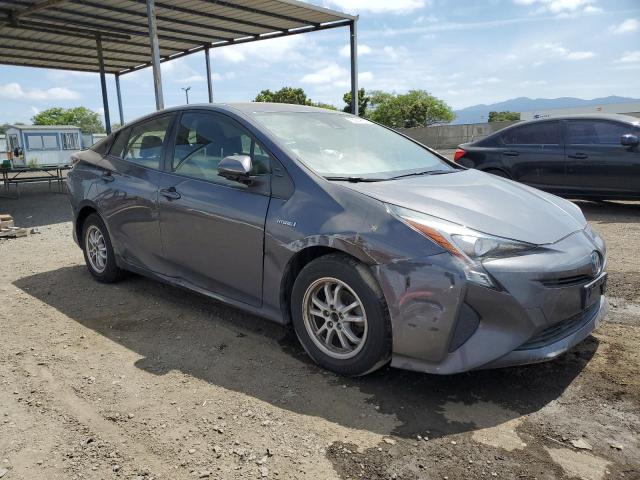 JTDKBRFU4H3553925 - 2017 TOYOTA PRIUS GRAY photo 4