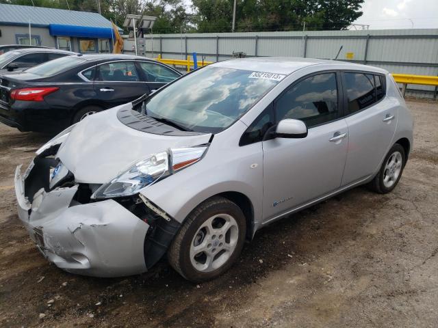 JN1AZ0CP4CT023919 - 2012 NISSAN LEAF SV SILVER photo 1