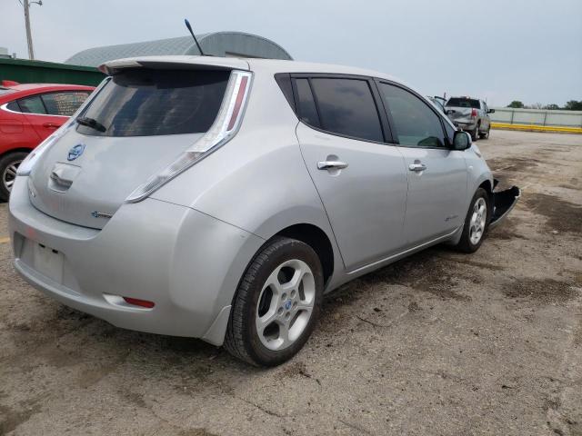 JN1AZ0CP4CT023919 - 2012 NISSAN LEAF SV SILVER photo 3