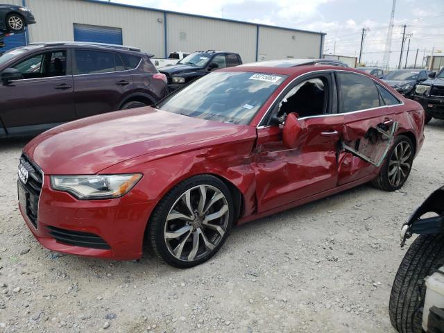 WAUGFAFC5EN094663 - 2014 AUDI A6 PREMIUM PLUS RED photo 1