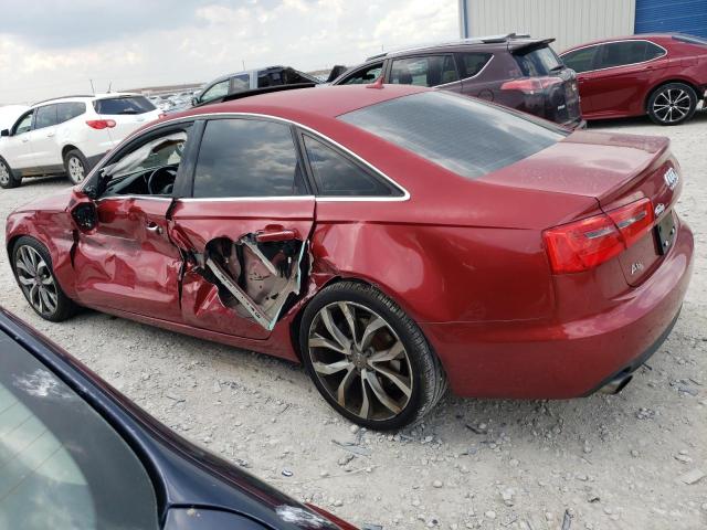 WAUGFAFC5EN094663 - 2014 AUDI A6 PREMIUM PLUS RED photo 2