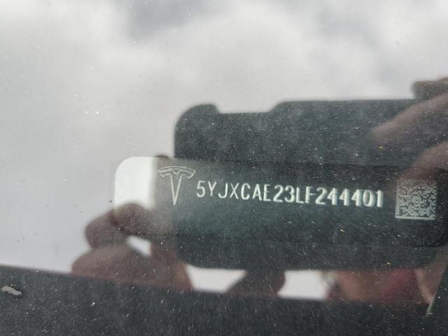 5YJXCAE23LF244401 - 2020 TESLA MODEL X RED photo 12