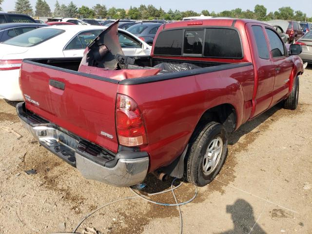 5TETX22N55Z010690 - 2005 TOYOTA TACOMA ACCESS CAB RED photo 3