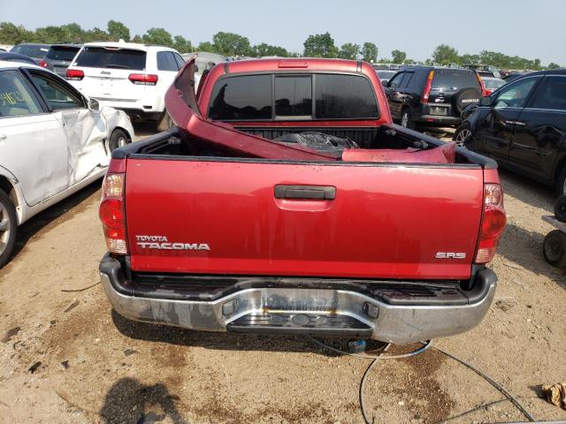 5TETX22N55Z010690 - 2005 TOYOTA TACOMA ACCESS CAB წითელი ფოტო 6