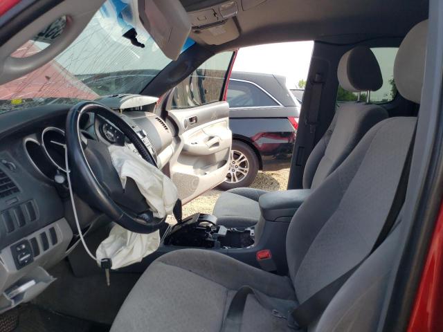 5TETX22N55Z010690 - 2005 TOYOTA TACOMA ACCESS CAB წითელი ფოტო 7