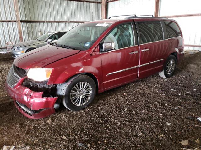 2C4RC1CG0DR534415 - 2013 CHRYSLER TOWN & COU TOURING L BURGUNDY photo 1