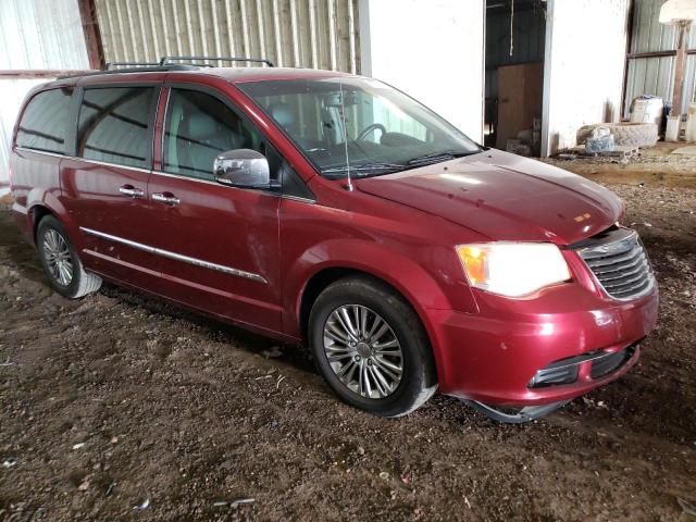 2C4RC1CG0DR534415 - 2013 CHRYSLER TOWN & COU TOURING L BURGUNDY photo 4