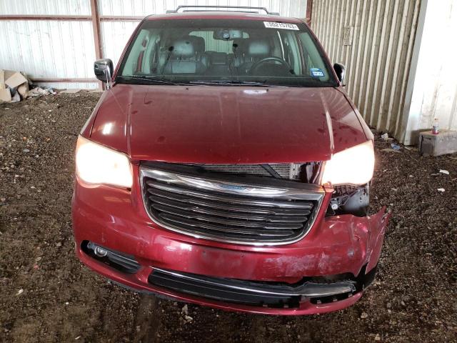 2C4RC1CG0DR534415 - 2013 CHRYSLER TOWN & COU TOURING L BURGUNDY photo 5