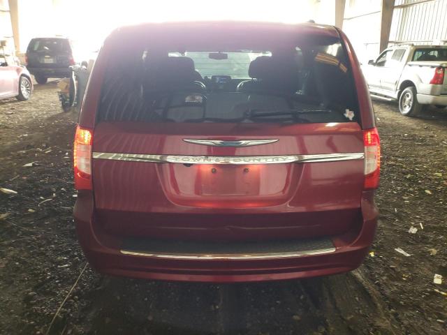 2C4RC1CG0DR534415 - 2013 CHRYSLER TOWN & COU TOURING L BURGUNDY photo 6