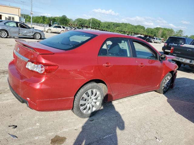 5YFBU4EE8DP221074 - 2013 TOYOTA COROLLA BASE RED photo 3