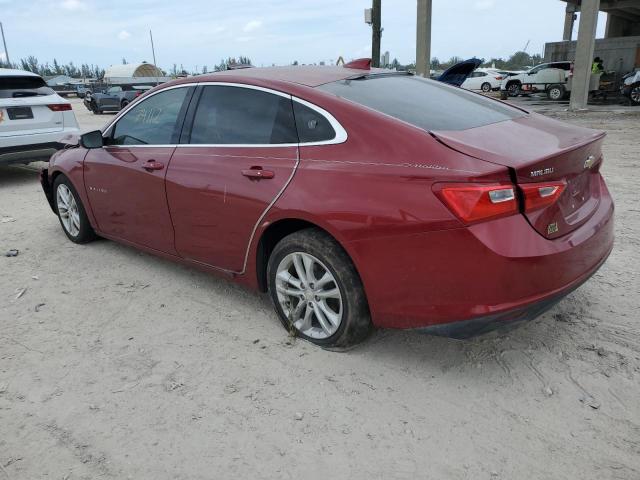 1G1ZE5ST9HF181162 - 2017 CHEVROLET MALIBU LT BURGUNDY photo 2