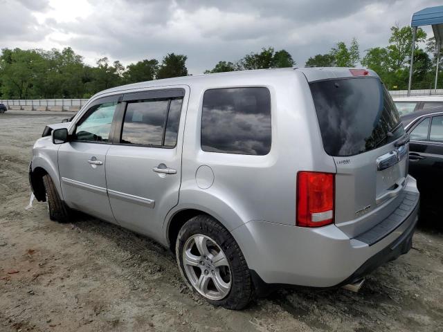 5FNYF3H57EB024775 - 2014 HONDA PILOT EXL SILVER photo 2