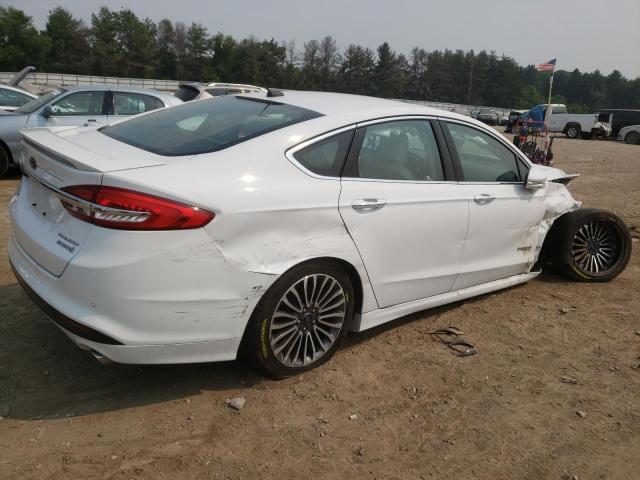 3FA6P0RU0HR323011 - 2017 FORD FUSION TITANIUM HEV WHITE photo 3