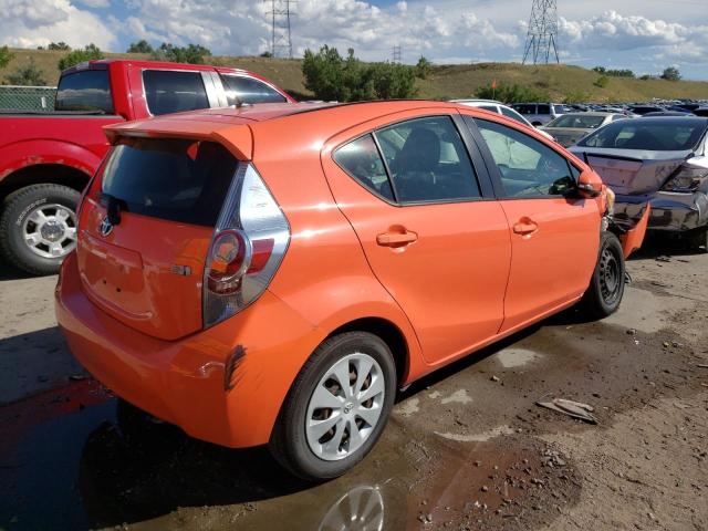 JTDKDTB30C1015070 - 2012 TOYOTA PRIUS C ORANGE photo 4