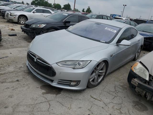 5YJSA1CG9DFP04791 - 2013 TESLA MODEL S Արծաթագույն լուսանկար 1