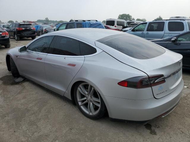 5YJSA1CG9DFP04791 - 2013 TESLA MODEL S Արծաթագույն լուսանկար 2