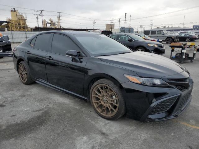 4T1G11AK0PU110840 - 2023 TOYOTA CAMRY SE NIGHT SHADE BLACK photo 4