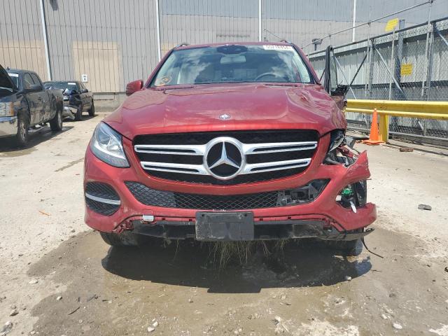 4JGDA5HB2GA667881 - 2016 MERCEDES-BENZ GLE 350 4MATIC MAROON photo 5