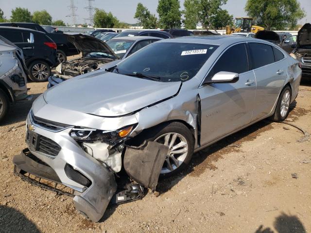 1G1ZE5ST3HF261914 - 2017 CHEVROLET MALIBU LT SILVER photo 1