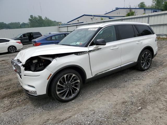 5LM5J7XC0LGL15347 - 2020 LINCOLN AVIATOR RESERVE WHITE photo 1