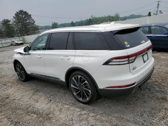 5LM5J7XC0LGL15347 - 2020 LINCOLN AVIATOR RESERVE WHITE photo 2