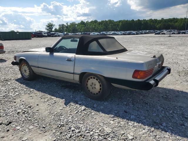 WDBBA48D9KA097246 - 1989 MERCEDES-BENZ 560 SL GRAY photo 2