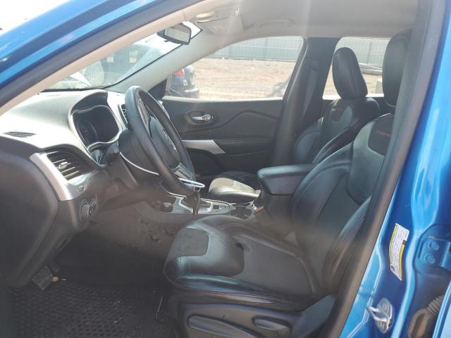 1C4PJMBB8HW635249 - 2017 JEEP CHEROKEE TRAILHAWK BLUE photo 7