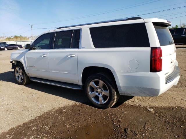 1GNSKKKC1FR295417 - 2015 CHEVROLET SUBURBAN K1500 LTZ WHITE photo 2