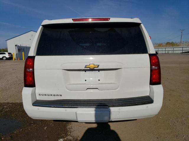 1GNSKKKC1FR295417 - 2015 CHEVROLET SUBURBAN K1500 LTZ WHITE photo 6