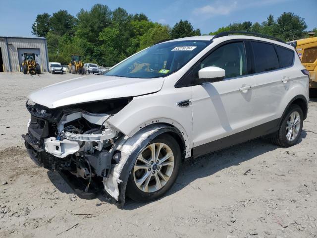 1FMCU9HD5JUA59628 - 2018 FORD ESCAPE SEL WHITE photo 1