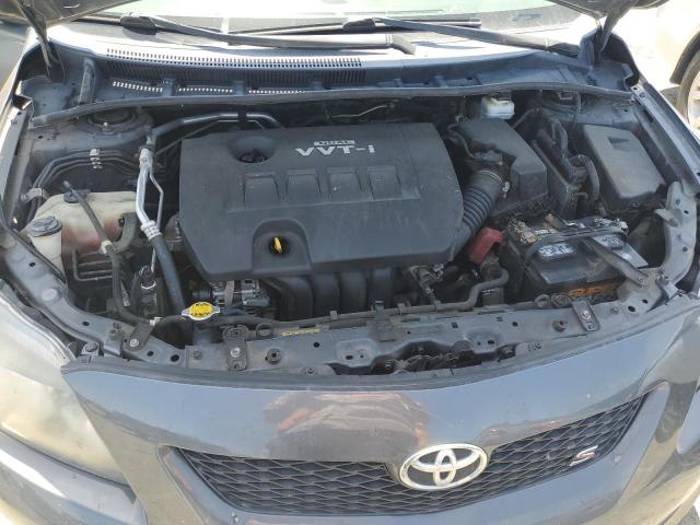 2T1BU4EE8AC381953 - 2010 TOYOTA COROLLA BASE GRAY photo 11