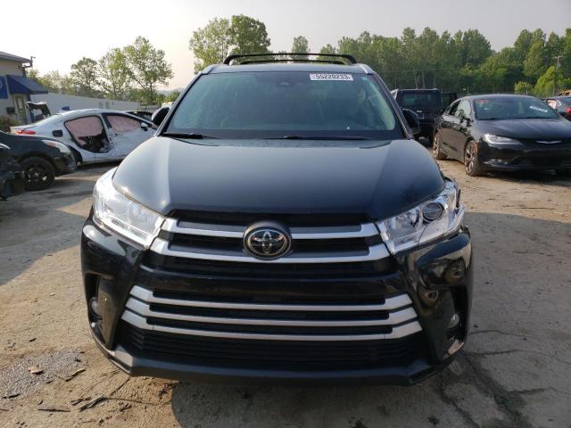 5TDJZRFH7HS454668 - 2017 TOYOTA HIGHLANDER SE BLACK photo 5