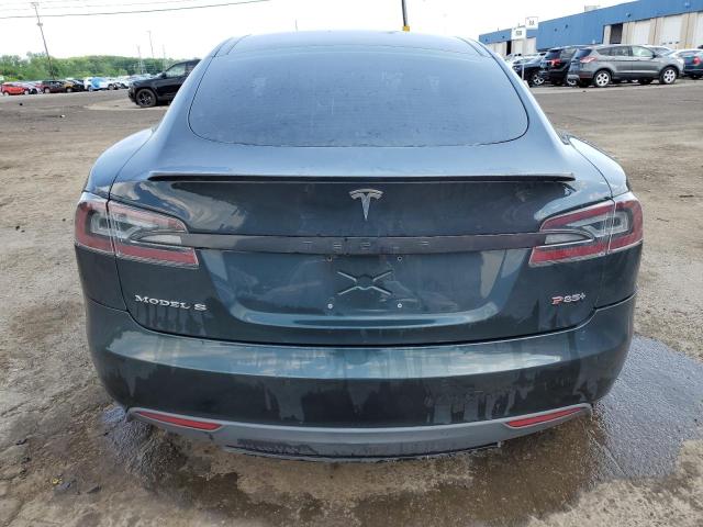 5YJSA1DP7DFP24620 - 2013 TESLA MODEL S შავი ფოტო 6