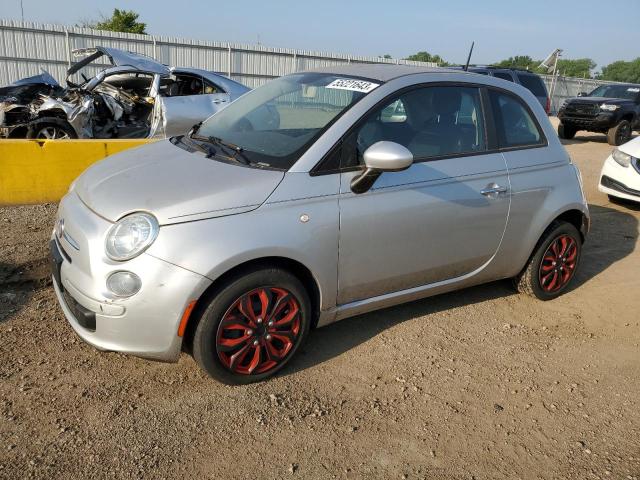 3C3CFFAR5CT385319 - 2012 FIAT 500 POP SILVER photo 1