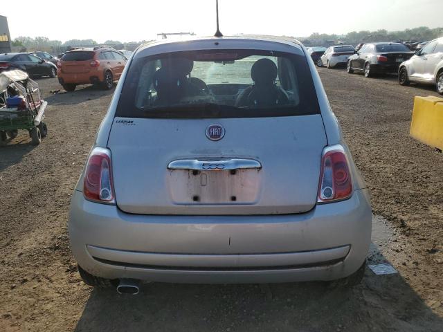 3C3CFFAR5CT385319 - 2012 FIAT 500 POP SILVER photo 6