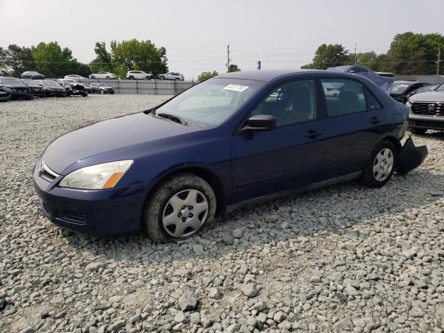 1HGCM56187A117541 - 2007 HONDA ACCORD VALUE BLUE photo 1