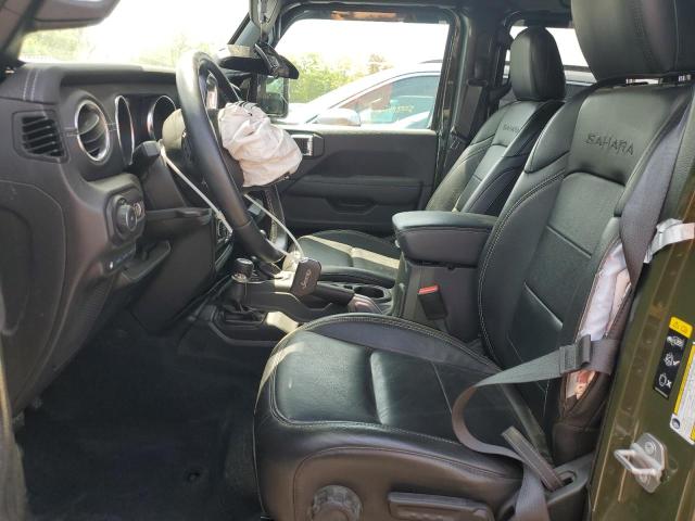 1C4JJXP68NW199520 - 2022 JEEP WRANGLER U SAHARA 4XE GREEN photo 7