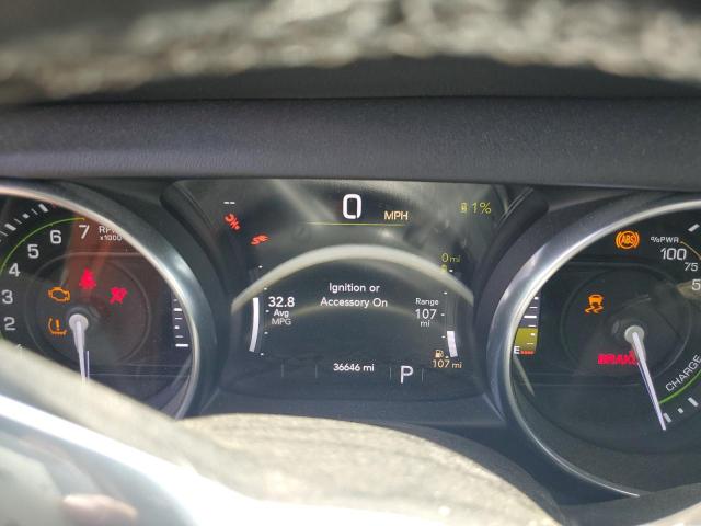 1C4JJXP68NW199520 - 2022 JEEP WRANGLER U SAHARA 4XE GREEN photo 9