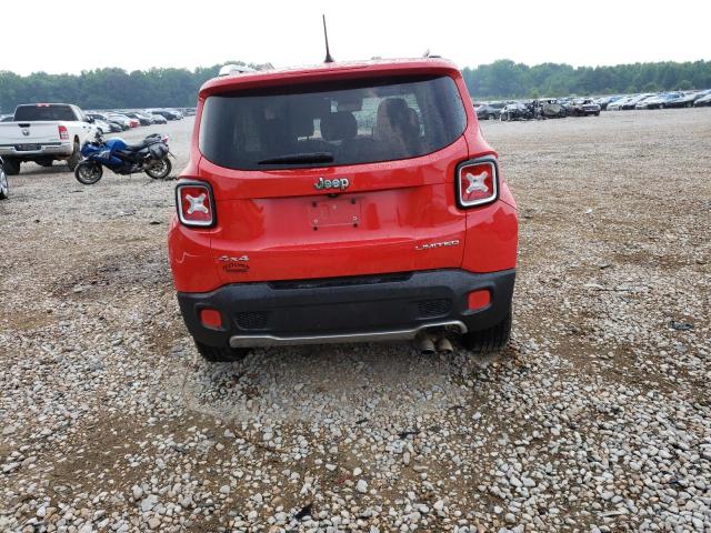 ZACCJBDT4GPD28066 - 2016 JEEP RENEGADE LIMITED RED photo 6