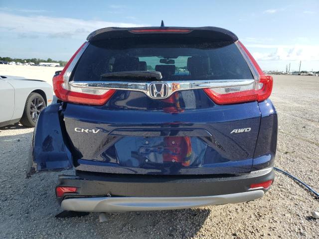 7FARW2H87JE006462 - 2018 HONDA CR-V EXL BLUE photo 6