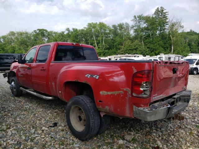 1GT424C88CF122160 - 2012 GMC SIERRA K3500 SLT RED photo 2