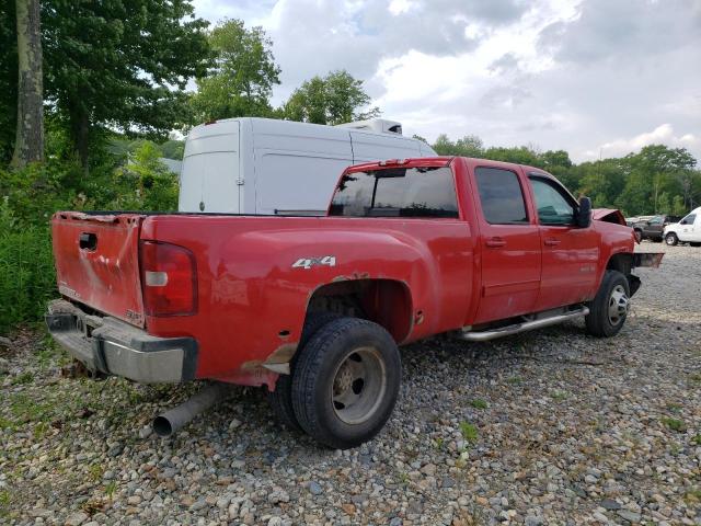 1GT424C88CF122160 - 2012 GMC SIERRA K3500 SLT RED photo 3