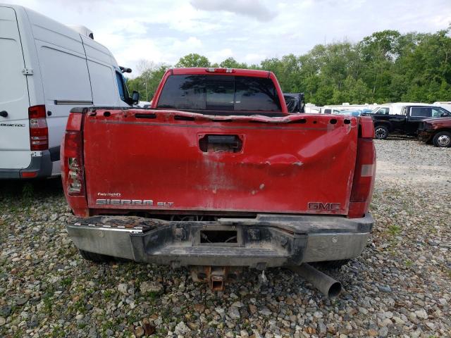 1GT424C88CF122160 - 2012 GMC SIERRA K3500 SLT RED photo 6