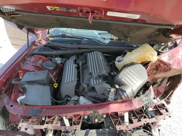 2C3CDZFJXKH521901 - 2019 DODGE CHALLENGER R/T SCAT PACK BURGUNDY photo 11